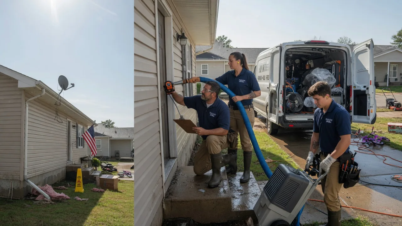Ceiling Water Damage Restoration in Smithville, OK near me